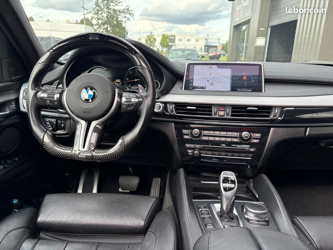 BMW X6 F16 xDrive30d 258 ch M Sport A avec TOIT OUVRANT / CAMERA / CARPLAY / SIEGES CHAUFFANTS (image 10)