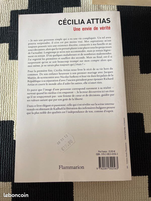 Livre Cecilia Attias Une envie de vérité (image 3)