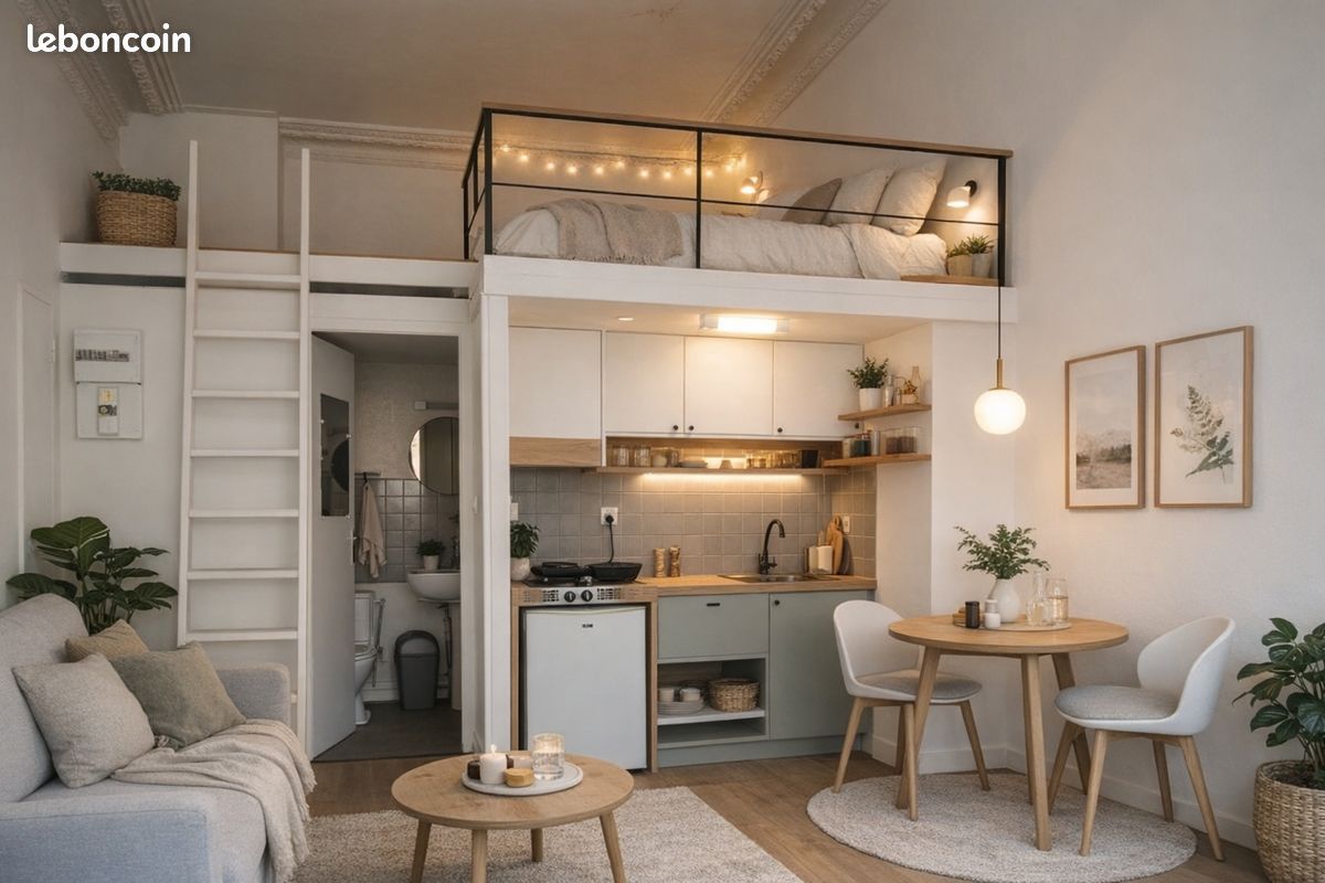 Appartement 1 pièce 15 m² · à Bordeaux · 15 m² · 65 000 €