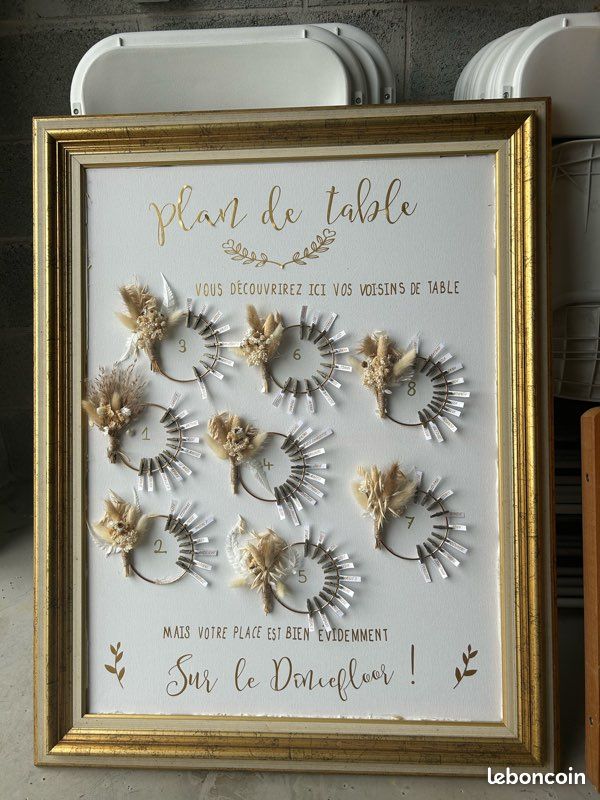 Plan de table mariage baptême anniversaire (image 2)