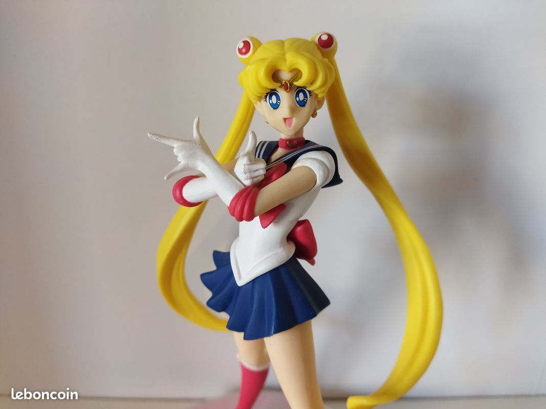 Lot 5 Figurines Sailor Moon - PVC, état Parfait - Collection Japanim