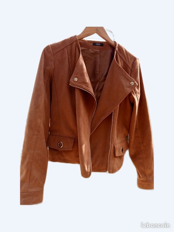 Veste façon daim Nina Kalio état neuf (image 1)
