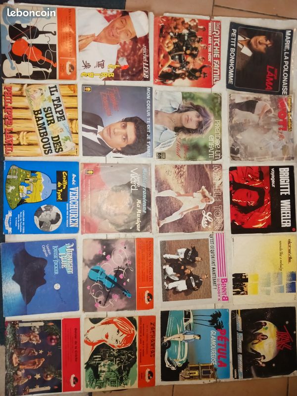 Gros lot vinyles 45 tours année 60-70-80 (image 4)