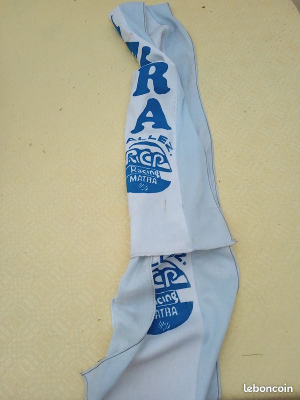 Echarpe Matra Racing RCP Paris supporters Bleu ciel Retro vintage