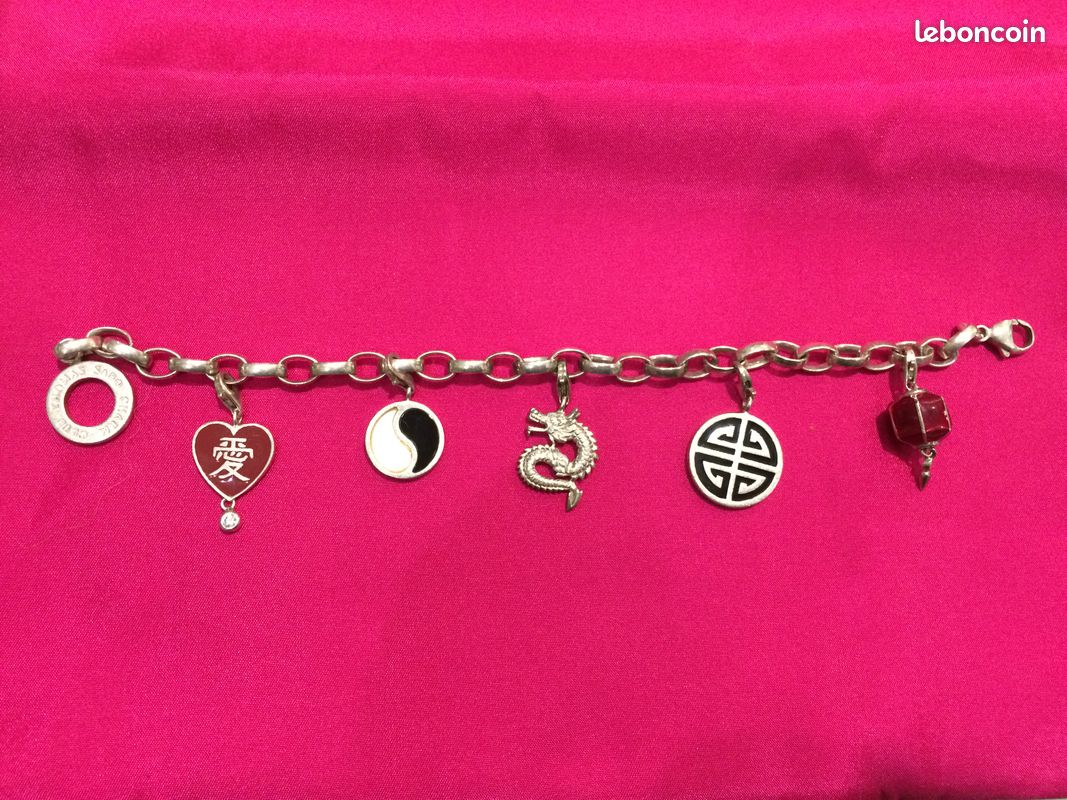 Bracelet argent à breloques Thomas Sabo (image 1)