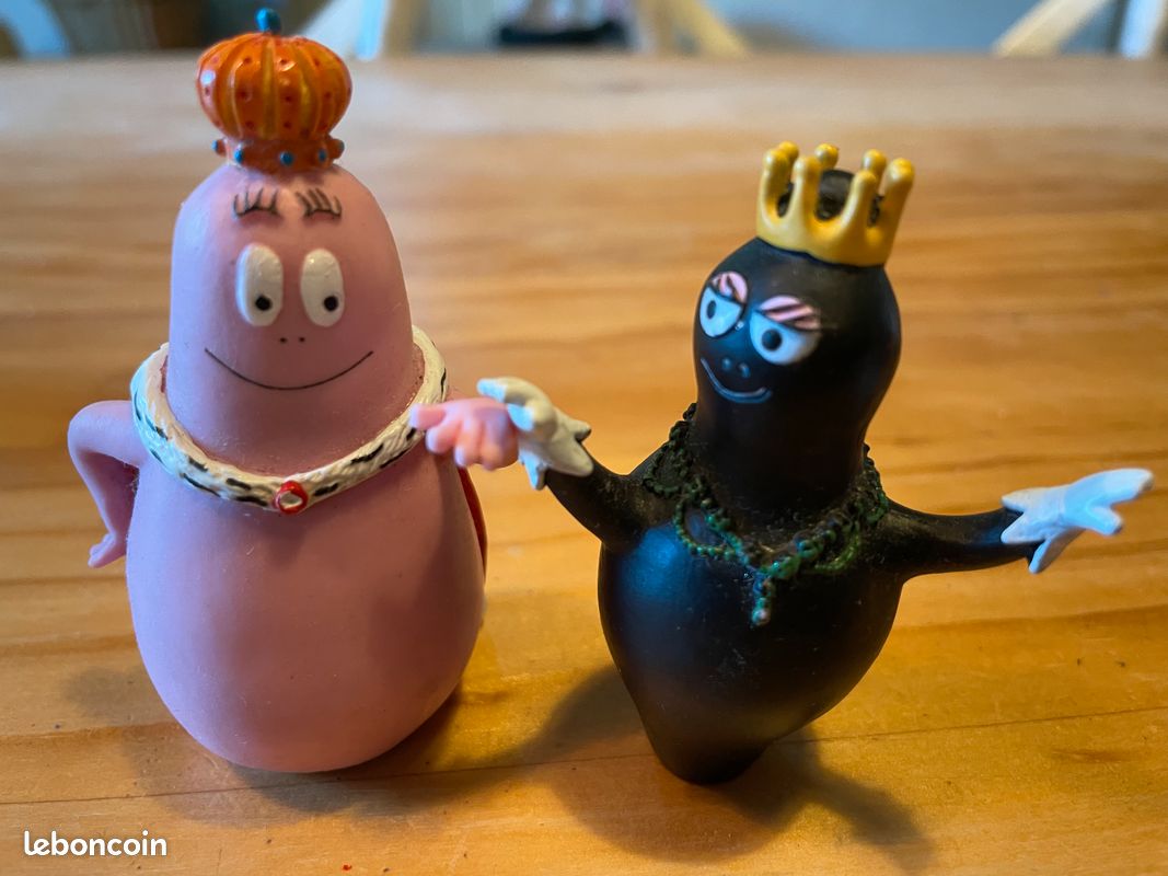 Figurine Barbapapa en forme de cœur