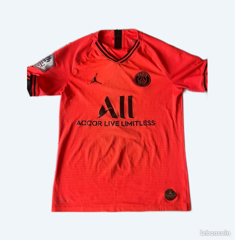 Maillot PSG x Jordan Troisième 2020-2021 (Orange/Corail) – Version