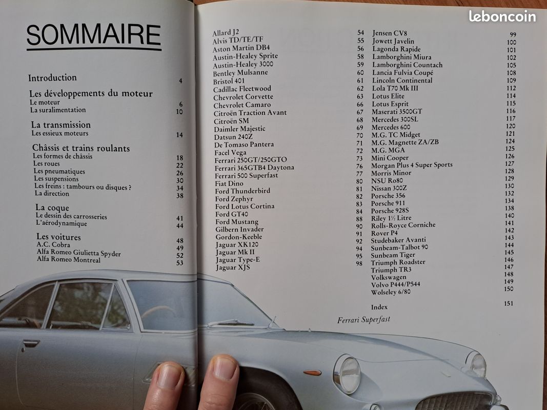 Livre « Les voitures de prestige » {très bon état} (image 3)