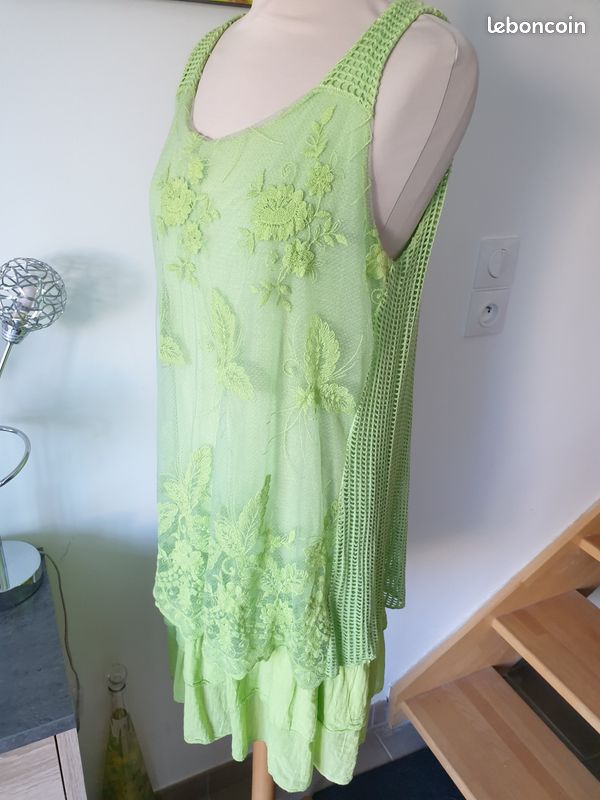 Jolie robe d'été verte 🌿 👗 (image 4)