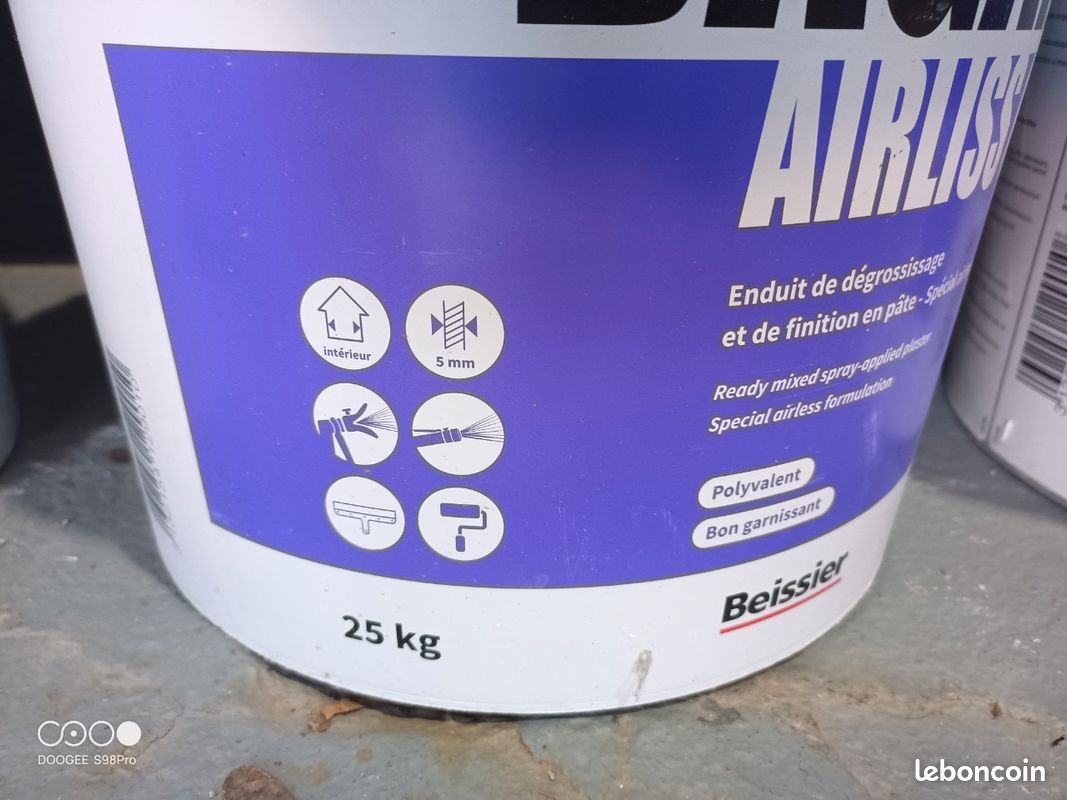 Enduit Bagar – Fin de chantier – 35 kg (image 3)