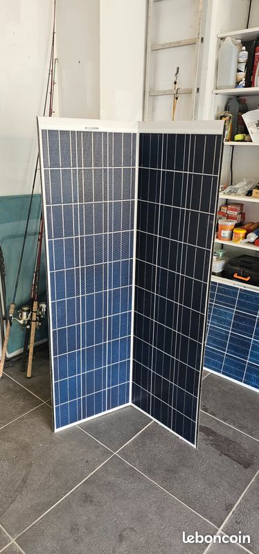 Lot 6 panneaux solaires Monocristallin — 1,1 kWc total (Sites isolés / Nomade) (image 2)