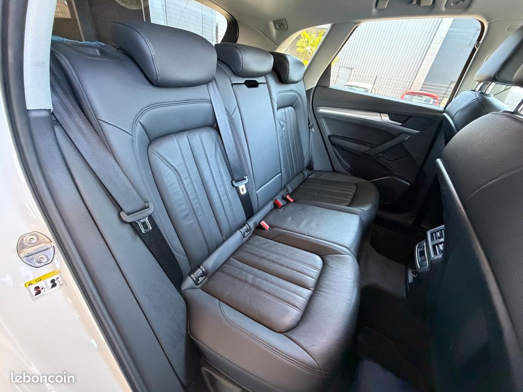 AUDI Q5 Q5 2.0 TDI 163 CV S tronic 7 Quattro Design + CAMÉRA + ATTELAGE + CLIM AUTO + KEYLESS + HAYON ÉLEC (image 13)