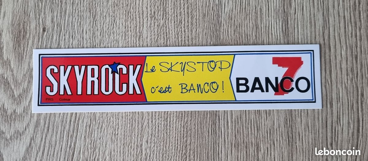 Autocollant Skyrock Banco (image 1)