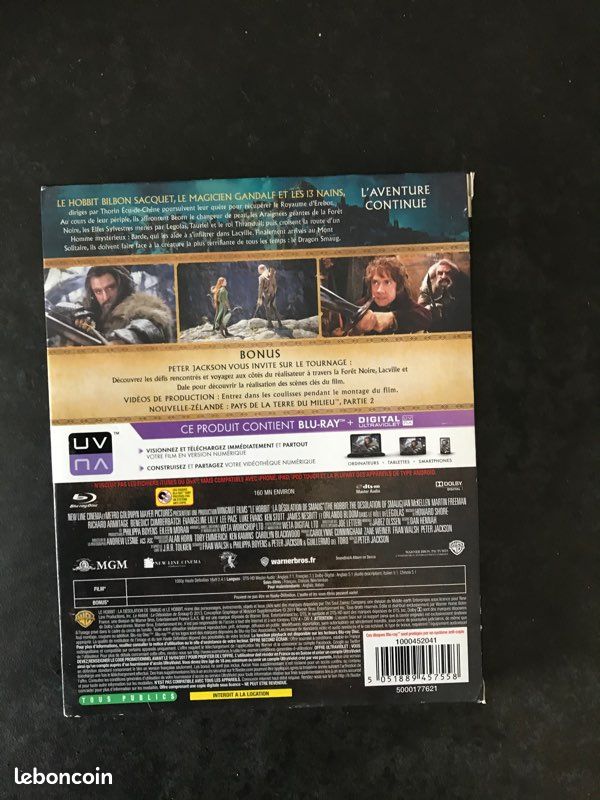 Coffret blue ray Le Hobbit - la désolation de Smaug (image 2)