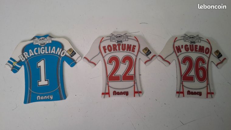 Lot De 13 Magnets – Collection Just Foot 2009 – Nancy Et Maillot Ligue 1 – Toulouse