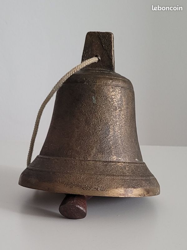 Ancienne Cloche De Vélo En Bronze - Italie - Années 50 - Sonnette Vintage