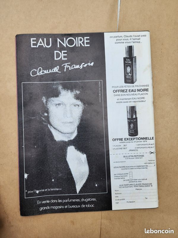 Claude François T-Shirt Vintage - Gabba Vintage Claude François T-Shirt Vintage - Gabba Vintage