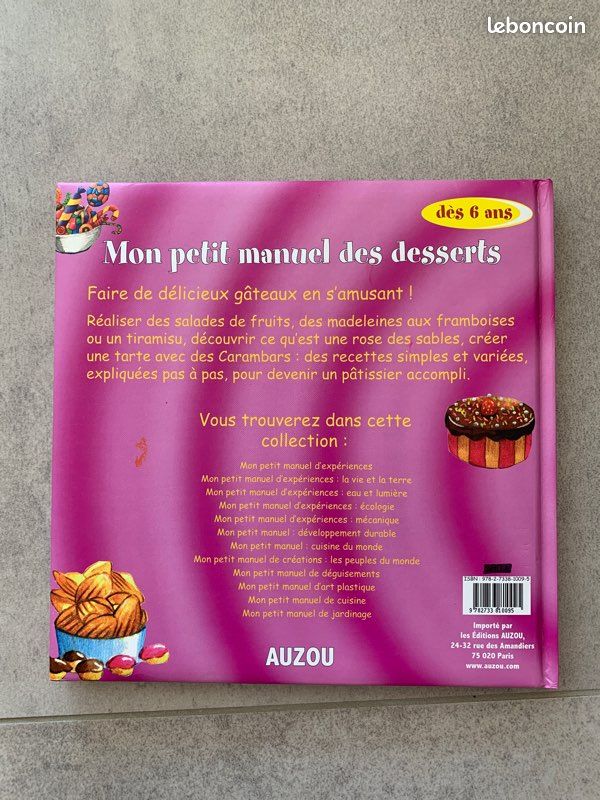 Livre mon petit manuel des desserts dès 6 ans (image 2)