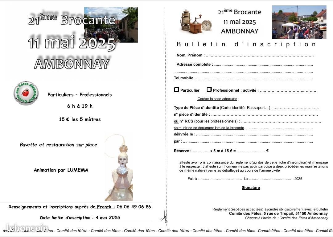 Brocante à Ambonnay (image 1)
