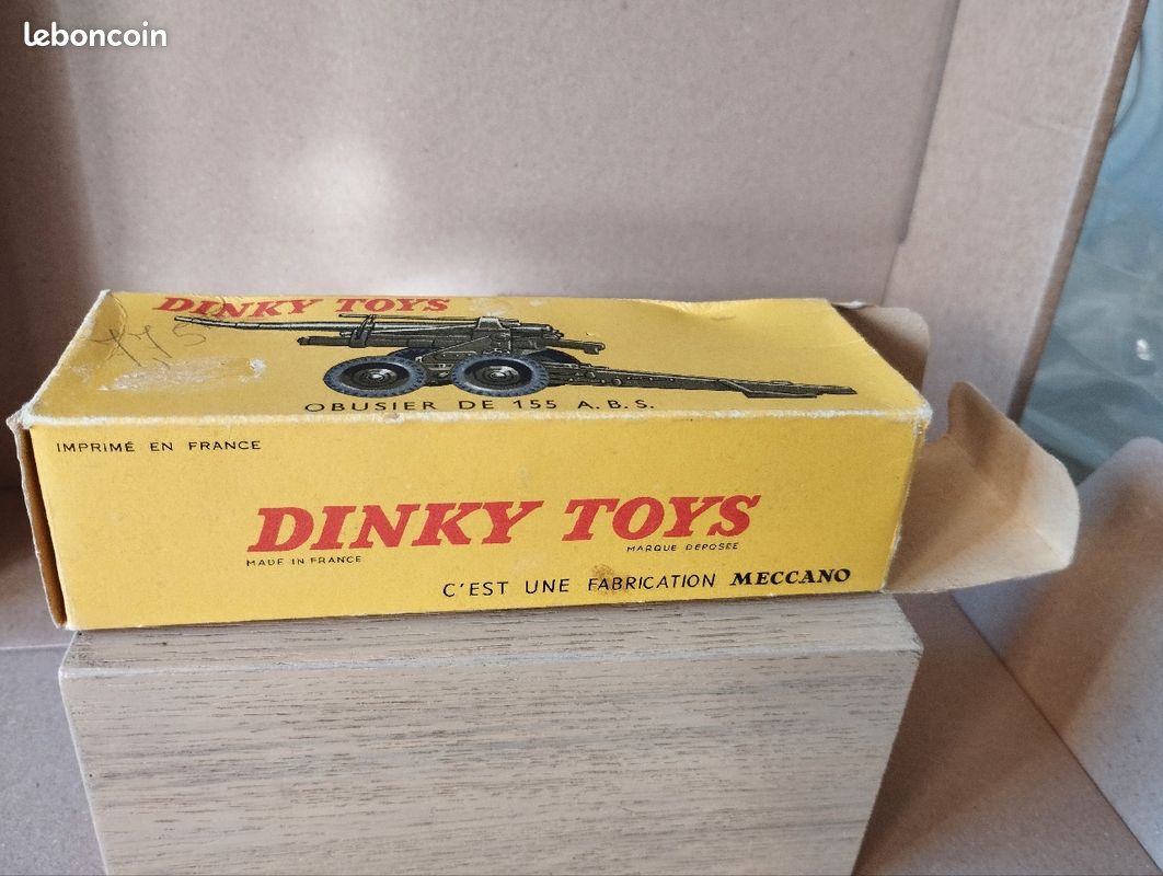 Ancien Canon Obusier de 155 A.B.S réf: 819 Dinky Toys Français années 1960 - Collection