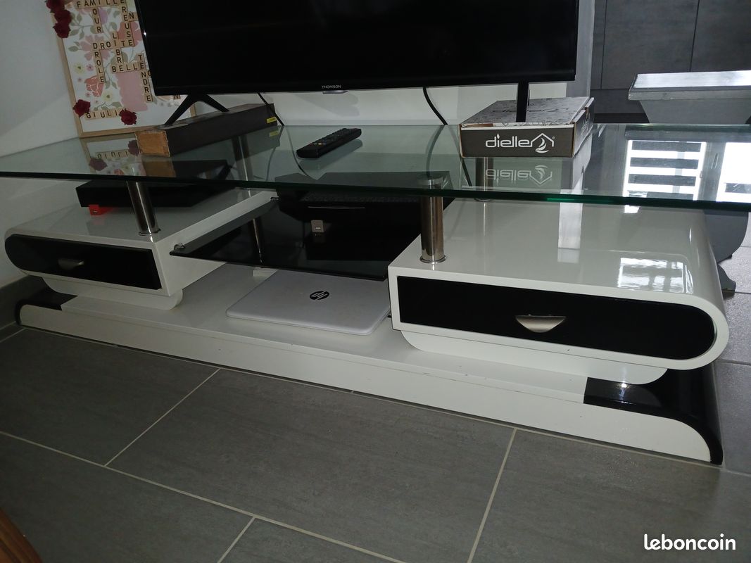 Ensemble meuble tv plus table de salon (image 1)