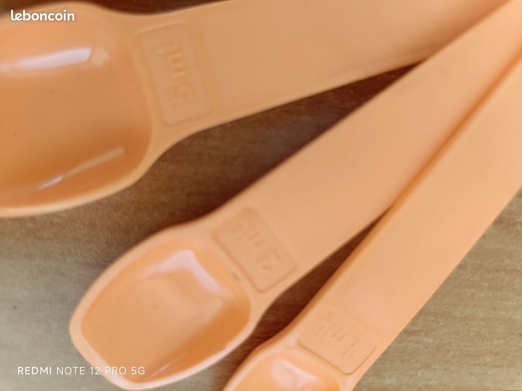 Cuillères doseuses x5 Tupperware orange- sbm (image 9)