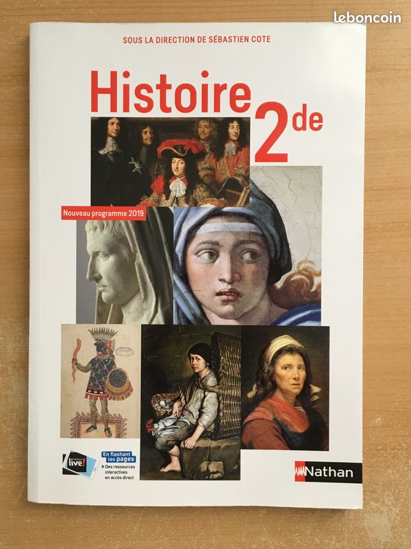 Histoire 2nde Nathan 2019 ISBN 9782091728285 (image 1)
