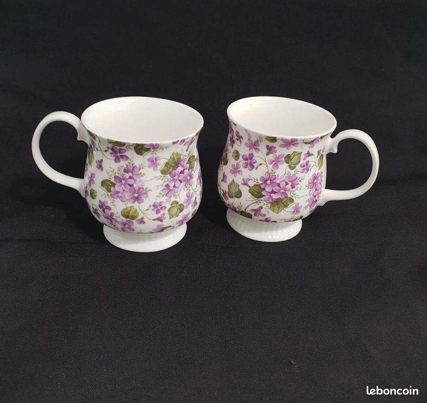 Tasses porcelaine fine Windsor (image 10)