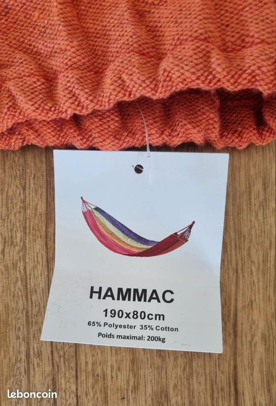 Hamac 190x80cm (image 4)