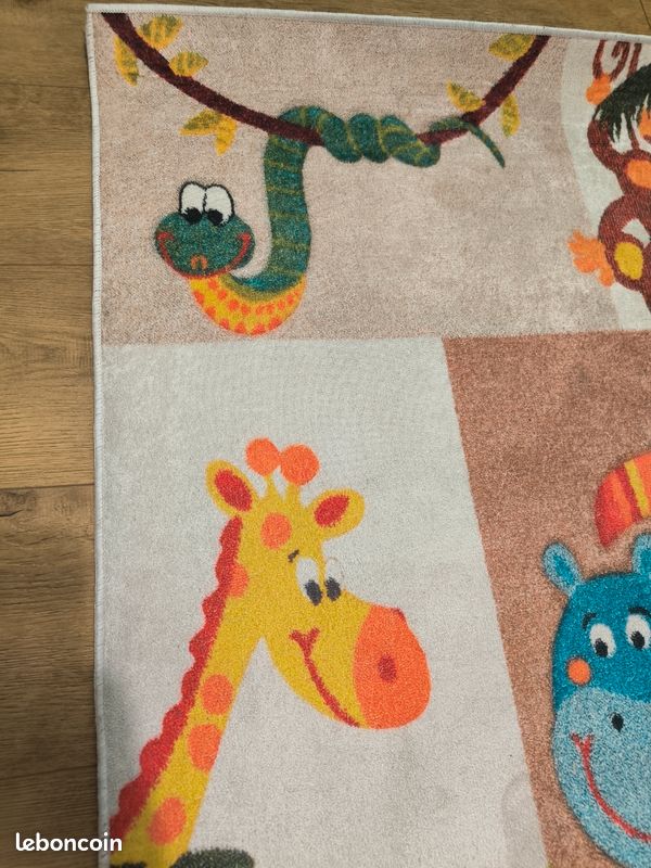 Tapis chambre bébé thème animaux / jungle / savane (image 5)