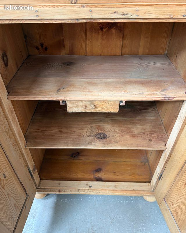 Buffet haut ancien campagne chic (rénové) (image 14)