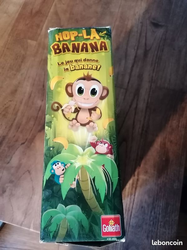 GOLIATH Hop-La-Banana – Juego De Mesa Infantil Con Monito Y Plátanos, Lanza El Dado Y Roba Fruta, Ideal Para 4+ Años Y Partidas Rápidas