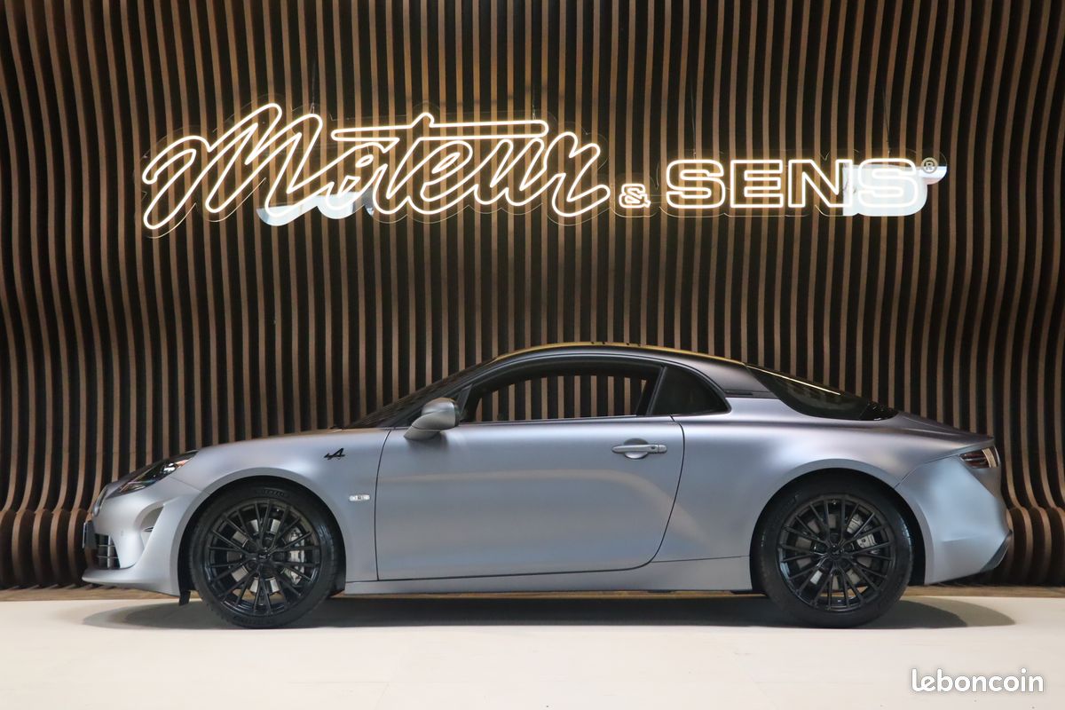 Alpine A110S Enstone Édition 053/300 - Stripping de toit “Union Jack noir” - Peinture Gris Tonnerre Mats - Pack rangement (image 5)