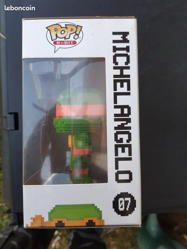 Figurine POP 8-BITS N°7 Micheangelo tortues ninja (image 3)