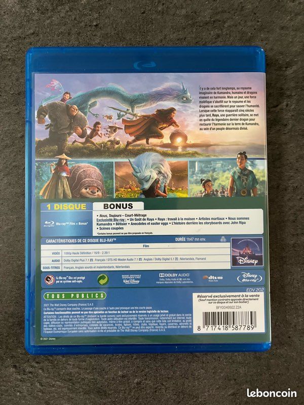 Raya et le dernier dragon blu-ray (image 2)