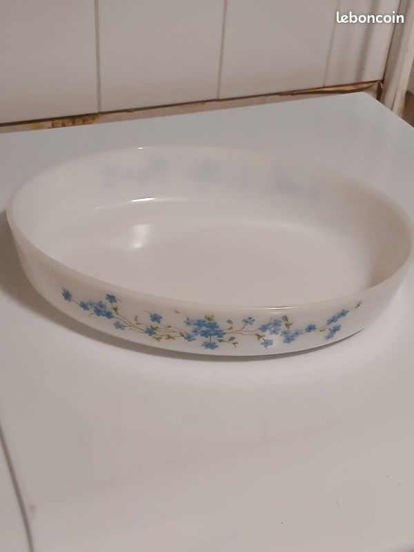 Plat à Four Ovale Arcopal Myositis - Multicolore, En Verre, Neuf