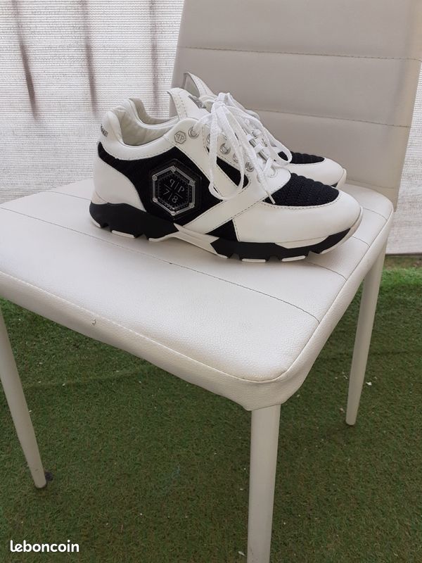 Chaussures Philipp Basket Philipp Plein Homme Blanche Basket