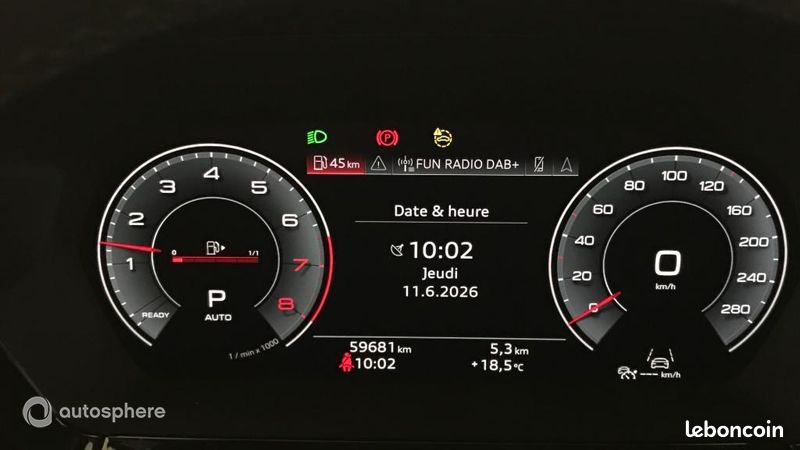 Audi A3 Sportback 30 TFSI 110ch Mild Hybrid Design Luxe S tronic 7 (image 10)