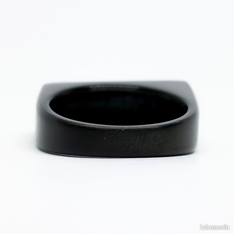 Bague architecturale noire anthracite (image 4)