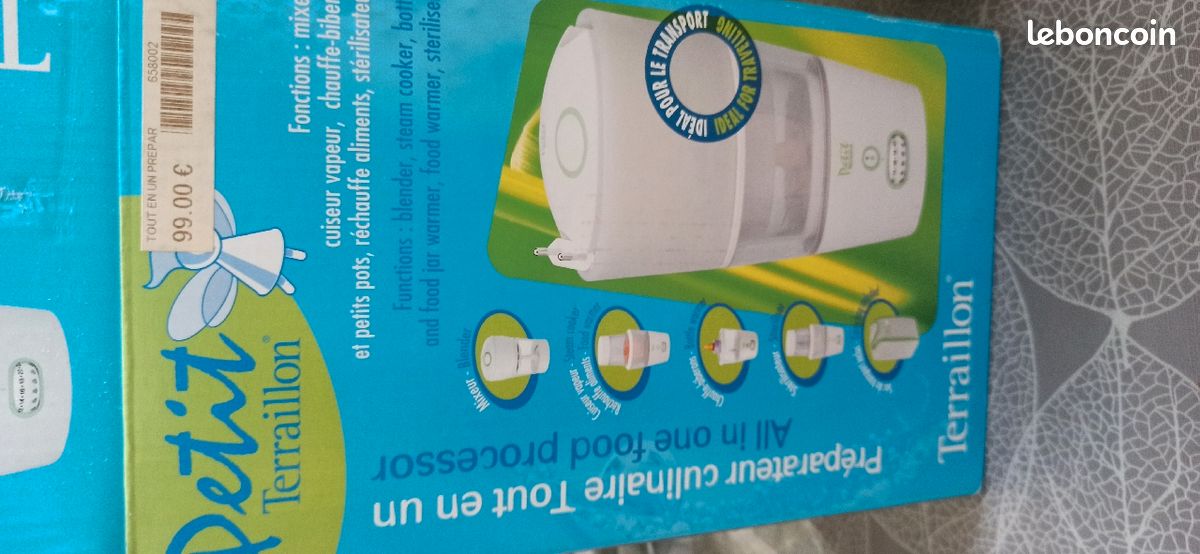 Préparateur culinaire tout en un pour les repas de bébé de la marque Terraillon (image 3)