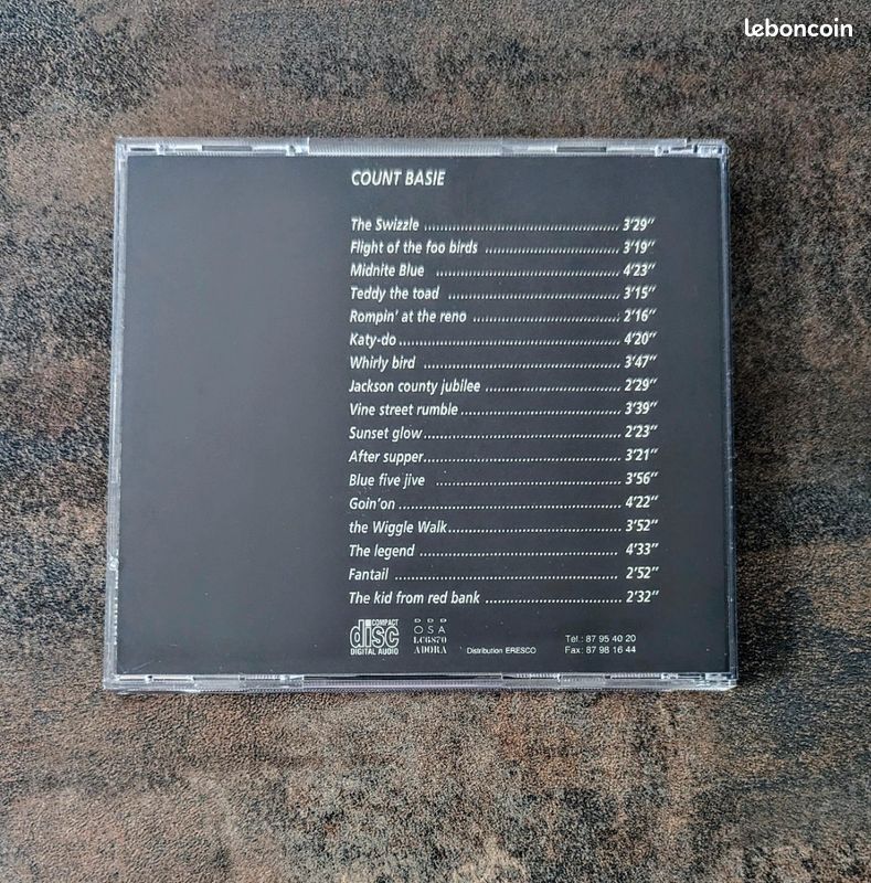Album CD "Count Basie - Les Grands Noms du Jazz". Comme Neuf (image 2)
