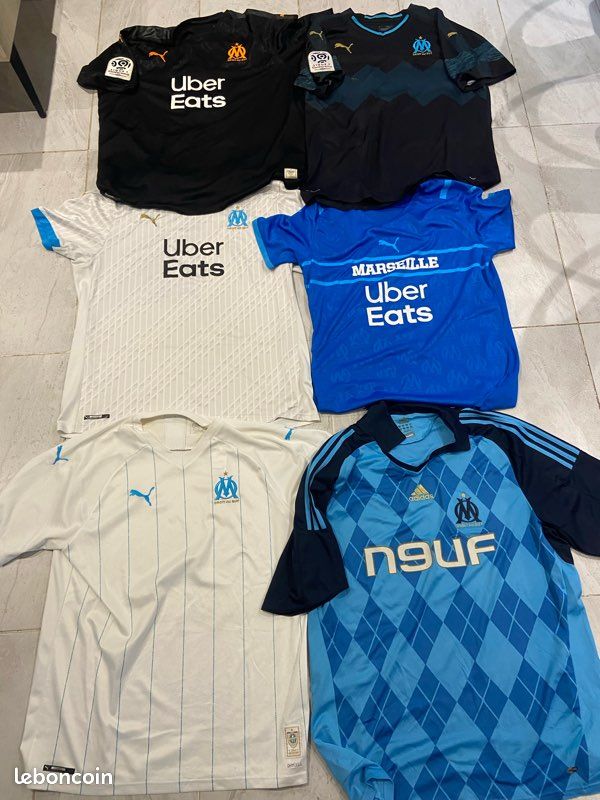 Lot de maillot de foot OM Marseille (image 1)