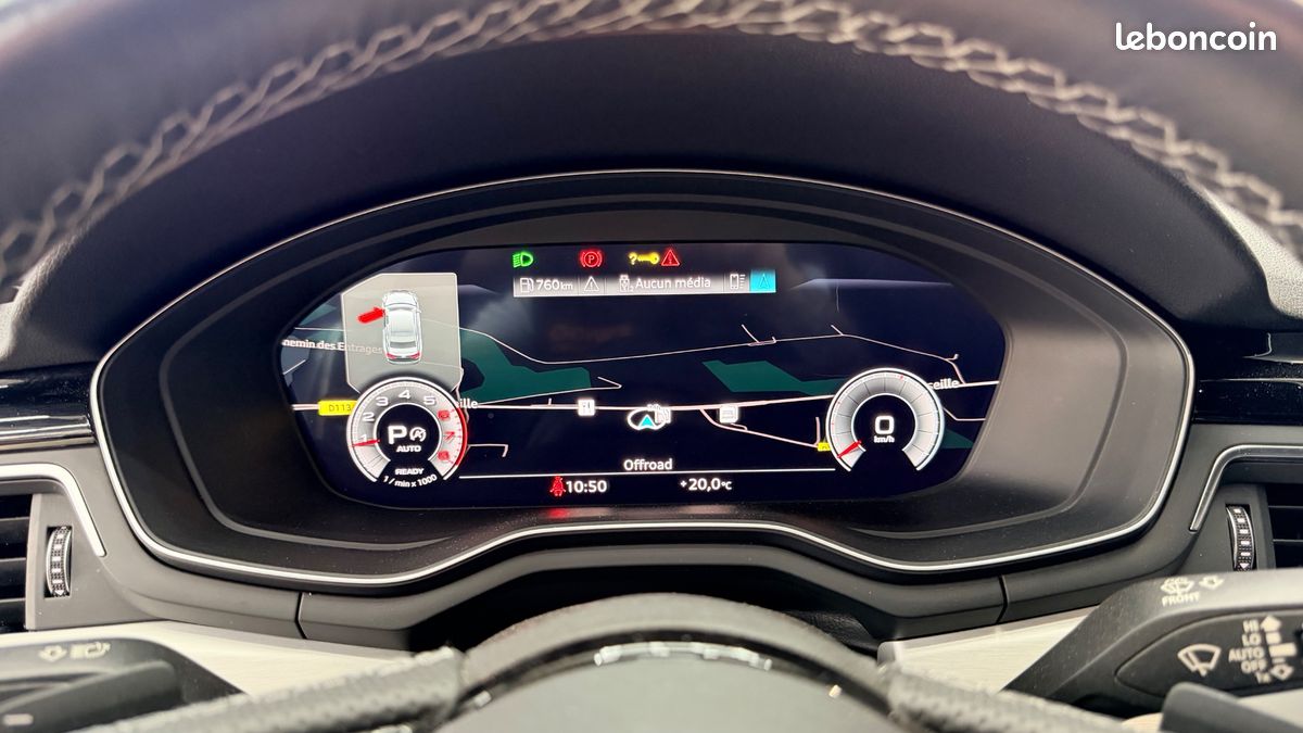AUDI A5 COUPE 2.0 40 TFSI 205 HYBRID MHEV S-LINE BVA-APPLE CAR PLAY-GARANTIE 6 MOIs (image 9)