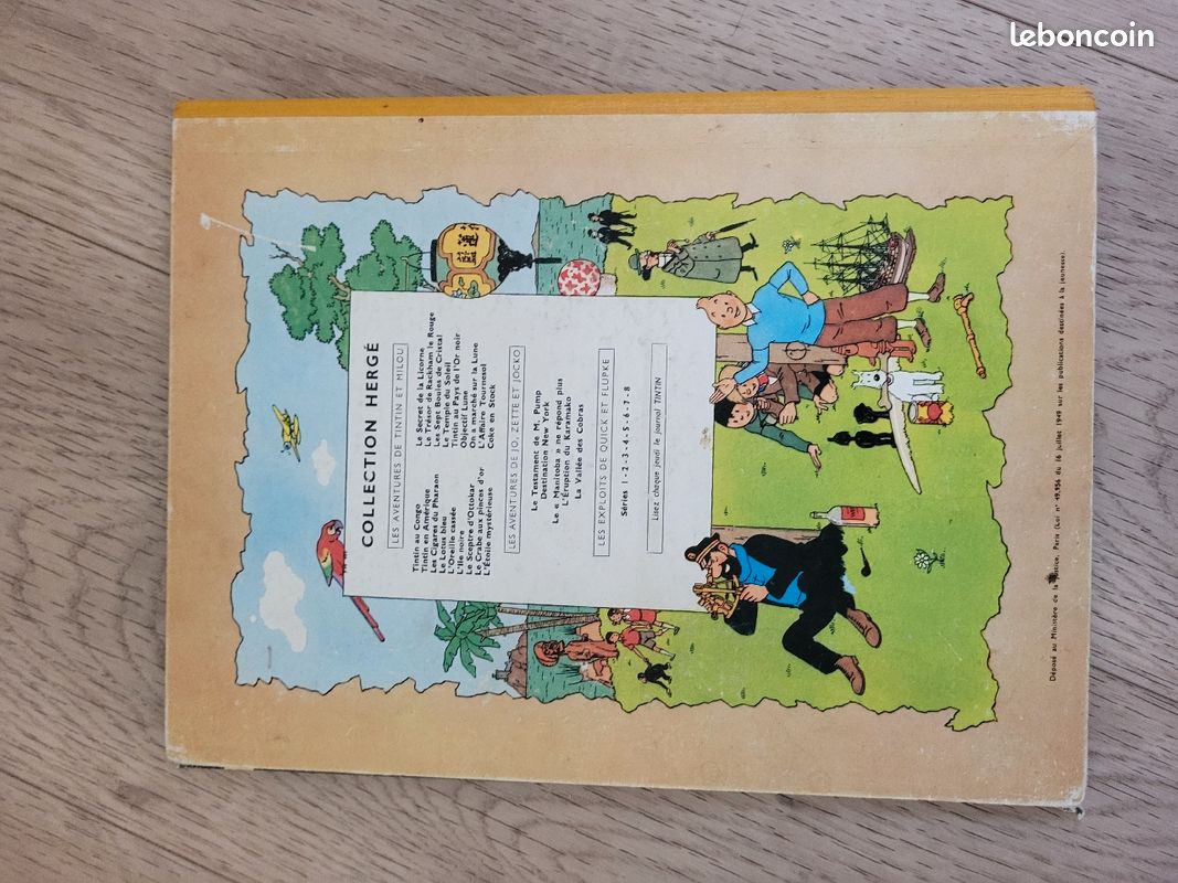 Bande Dessinée Tintin "Coke en Stock" (image 4)