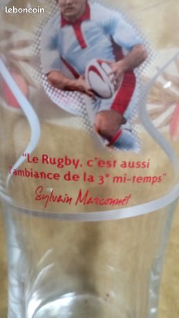 Verre à Bière Publicitaire Stade Toulousain – 30 Cl – Collection Rugby