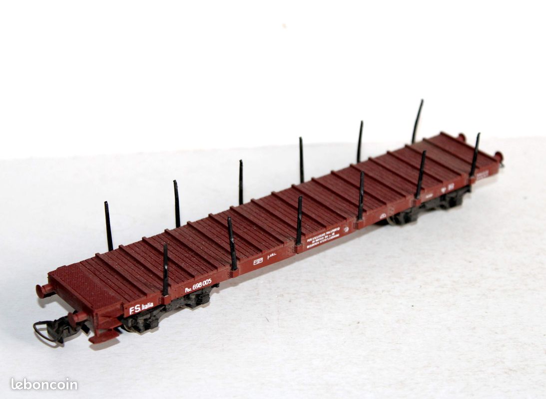 16702 WAGON PLAT Transport remorque Bachmann Train HO 1/87 EUR 55,00 - FR