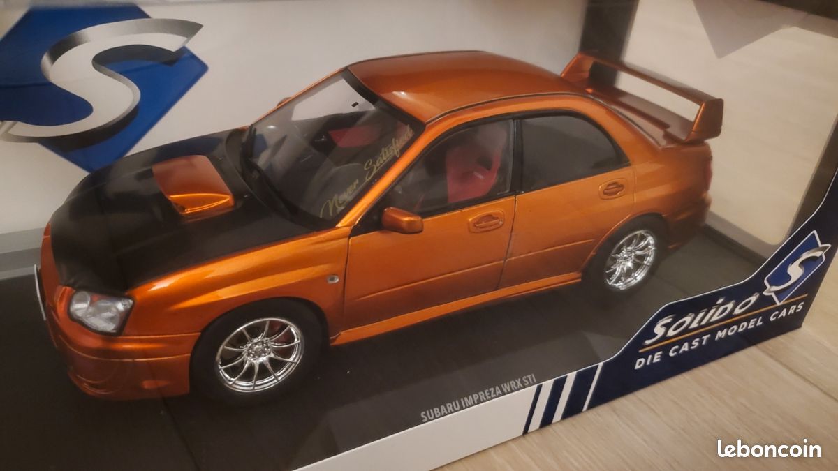 Modèle Réduit Subaru Tuning 1/18 Solido – Neuf, En Métal, échelle Précise