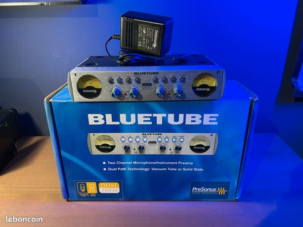 Préamplificateur Hi-Fi SIEMEL Pure Classe - Modèle TR 20 - Finition Bleu Argenté Et Or - Neuf