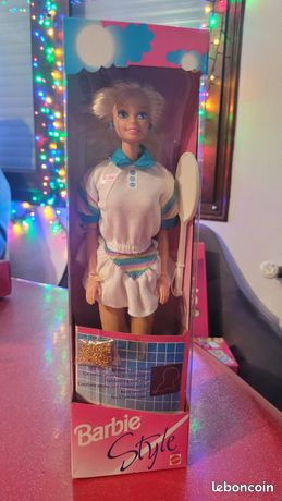 Poupee barbie de collection sirène jewel hair meirmaid mattel blonde 1995 - Collection