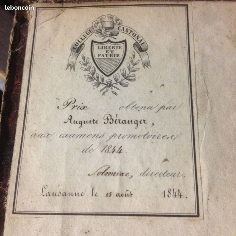 Ancien livre :CORNEILLE.1843 (image 2)
